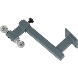 Vestil™ Adjustable Single Side Hook Double Ball Hitch Mount For E-Tug Models E-TUG-SABH