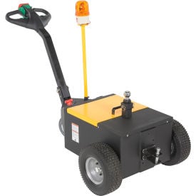 Vestil Steel Heavy Duty Electric Powered Tugger W/ Pin Hitch 3000 lb. Pull Capacity E-TUG-HD-30