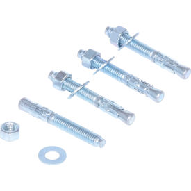 Vestil™ AS Steel Concrete Sleeve Anchor Bolt Zinc Plated 3/8