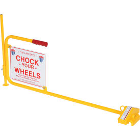 Railroad Flag Rail Car Chock with 
