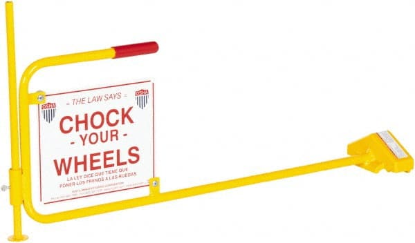 Steel Wheel Chock: 7-1/2