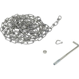 Vestil™ Carbon Steel Double Loop Coil Chain with Hanger 15'L Chain OH-15