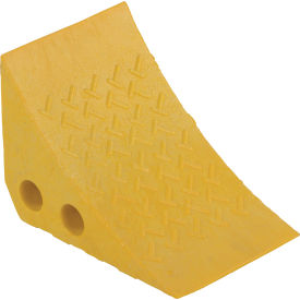 Yellow Recycled Plastic Wheel Chock PWC-Y 10-1/2