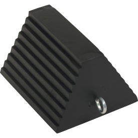 Vestil™ Wheel Chock with Eye Bolt Rubber 8