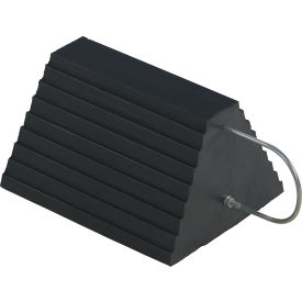 Vestil™ Wheel Chock with Handle Rubber 8