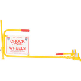 Railroad Flag Rail Car Chock Sign & Single Wheel Rail Car Chock Combo SRC/FRC SRC/FRC
