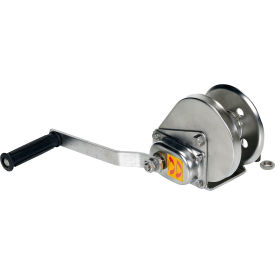 Vestil™ Stainless Steel Hand Winch 1200 Lb. Capacity Silver HWSS-1200-NR