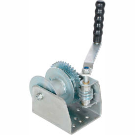 Wall Mounted Hand Winch WALL-S - Single-Line Drum - 1500 Lb. Capacity WALL-S