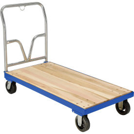 Vestil™ Hardwood with Steel Frame Platform Truck 53-7/8