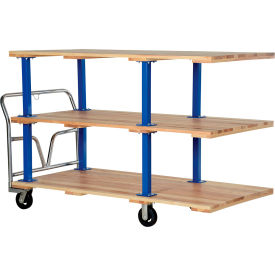 Vestil™ Hardwood Triple Deck Platform Cart 6