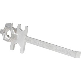 Vestil™ Drum Bung Nut Wrench Stainless Steel Silver BNW-SS-W