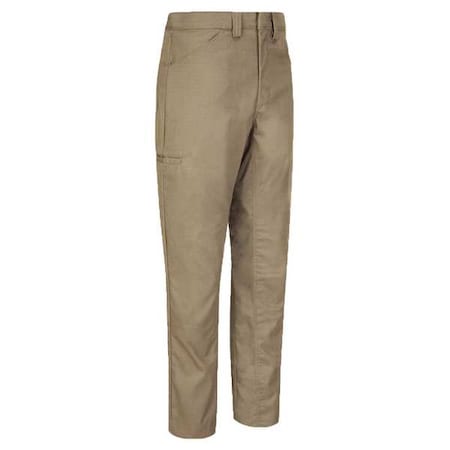 Men's Work Pants, 32, Tan, Cotton/Polyester MPN:PT2LKH 32 32