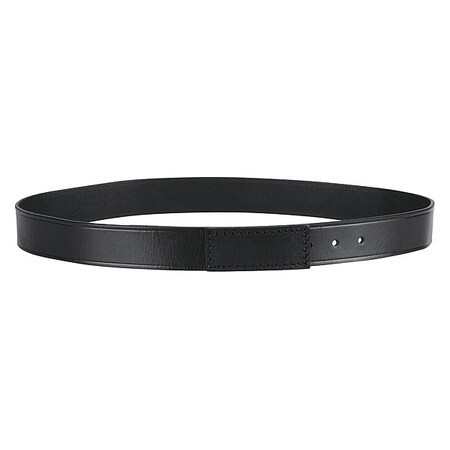 Buckle Belt, Black, Leather, 1 1/4 in Width MPN:AB12BK RG XXL