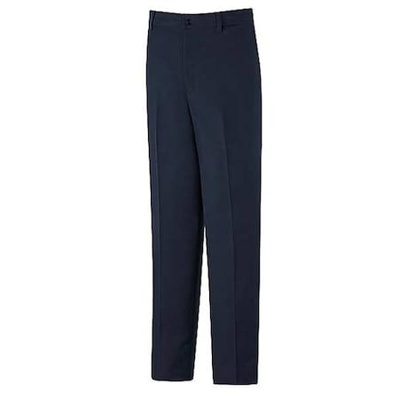 Men's Industrial Work Pants, 34 in, Navy, Cotton/Polyester MPN:PT20NV 34 32