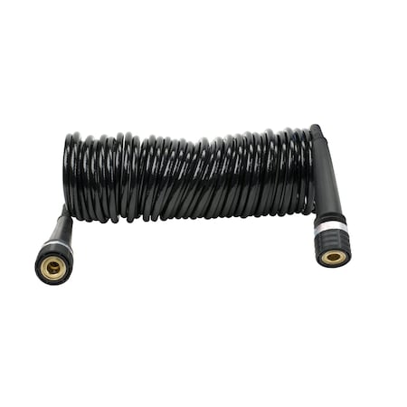 Coil Hose, PU, Inside braided, Quick Connec MPN:00034