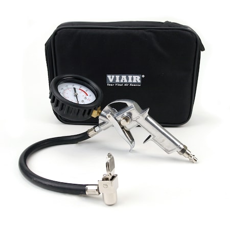Tire Inflation Gun (Normally Closed Chuck, 200 PSI Inline Gauge), Carry Bag MPN:00041