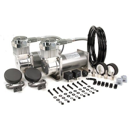 Dual Pewter 380C Value Pack (200 PSI, 380C/2, 165/200 P. Switch, 40 Amp Relay/2) MPN:38002