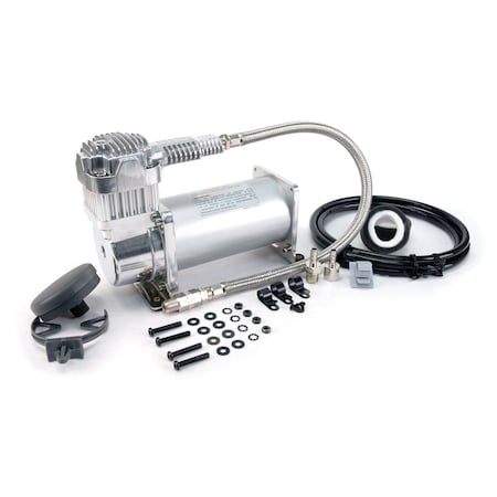 Silver Compressor Kit, 12V, 33Prcnt Duty, S, Free Air CFM at 90 PSI - Air Compressor: 1.00 MPN:40040