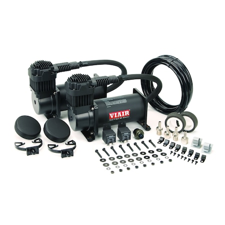 Dual Stealth Black 400C Value Pack (150 PSI, 400C/2, 110/145 P. Switch, 40 Amp Relay/2) MPN:40048