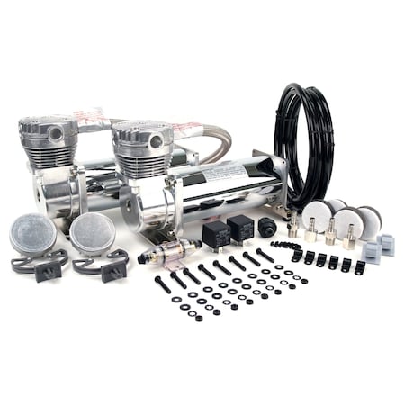 Dual Chrome 480C Value Pack (200 PSI, 480C/2, 165/200 P. Switch, 40 Amp Relay/2, Fuse Holder) MPN:48032