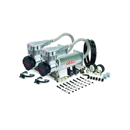 Dual Platinum (Gen 2)Value Pack w/ Matte Black Filter w/ filter cap cover w/ VIAIR logo MPN:48532