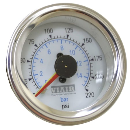 Dual Needle Gauge, White Face, Illuminated MPN:90081
