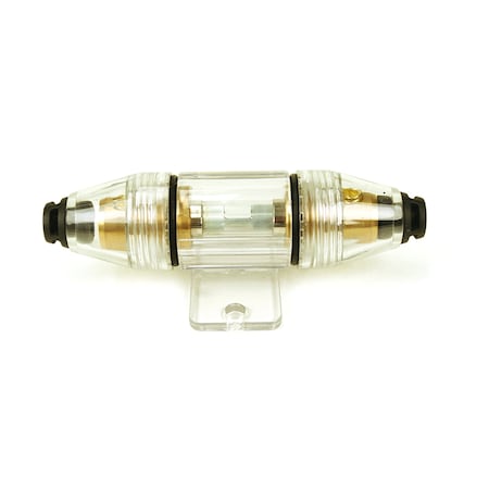 Fuse Holder w/Mounting Tabs (For 20-to 60-Amp Glass Tube Fuse, 8 Gauge Wire) MPN:92952