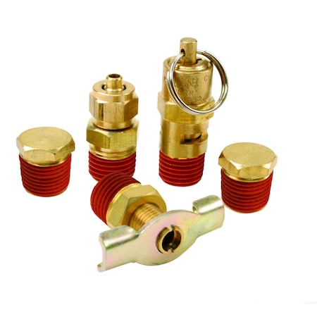 5 Pc. Tank Port Fittings Kit (For 150PSI Rated Systems) MPN:90005