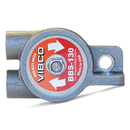 Pneumatic Vibrator, 75 lb, 8000 vpm, 80 psi MPN:BBS-130