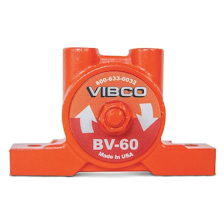 Pneumatic Vibrator, 55 lb, 24, 000vpm, 60psi MPN:BV-60