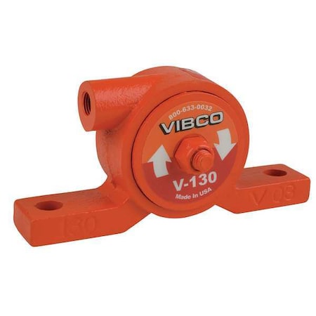 Pneumatic Vibrator, 80 lb, 19, 000vpm, 60psi MPN:V-130
