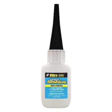 Instant Adhesive, 301 Series, Clear, 0.7 oz, Bottle MPN:30114