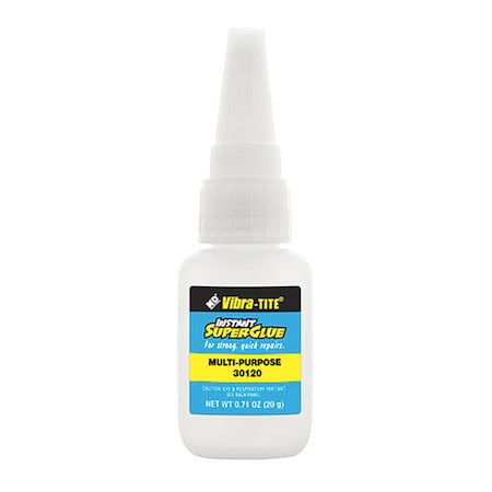 Instant Adhesive, 301 Series, Clear, 1 lb, Bottle MPN:30120