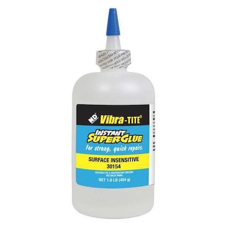 Instant Adhesive, 301 Series, Clear, 0.5 oz, Bottle MPN:30154
