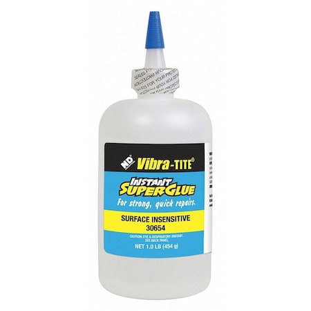 Instant Adhesive, 306 Series, Clear, 1 lb, Bottle MPN:30654