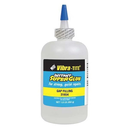 Instant Adhesive, 316 Series, Clear, 1 lb, Bottle MPN:31654