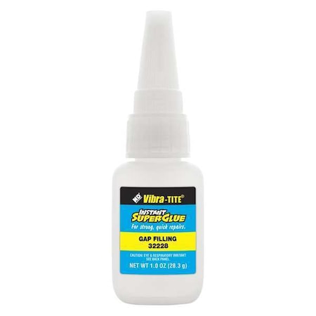 Instant Adhesive, 322 Series, Clear, 1 lb, Bottle MPN:32228