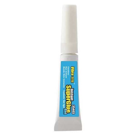 Instant Adhesive, 354 Series, Clear, 0.7 oz, Tube MPN:35403