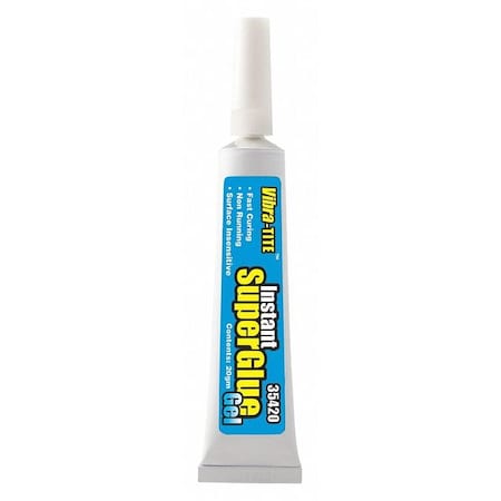 Instant Adhesive, 354 Series, Clear, 0.7 oz, Tube MPN:35420