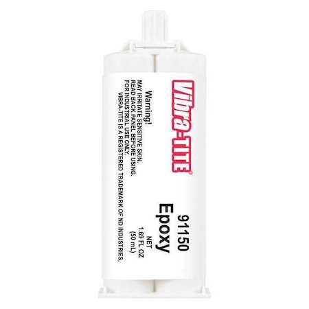 Epoxy Adhesive, 911 Series, Dual-Cartridge, 1:1 Mix Ratio, 10 min Functional Cure MPN:91150