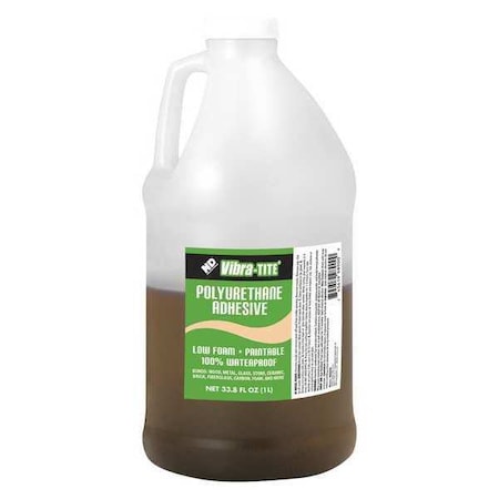 Construction Adhesive, 989 Series, Light Brown, 16 oz, Bottle MPN:98900