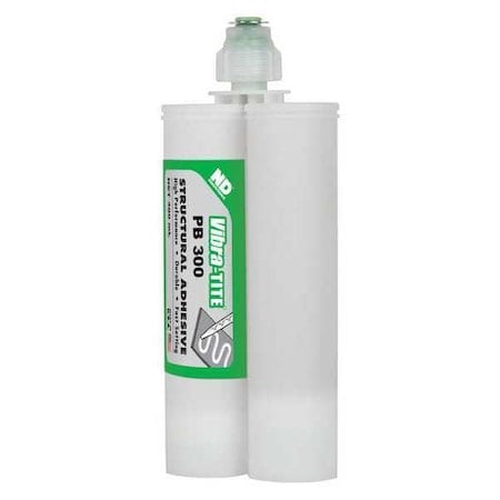 Adhesive, PB300 Series, White, 400 mL, 50 mL, Dual-Cartridge, 1:01 Mix Ratio, 6 min Functional Cure MPN:PB30040