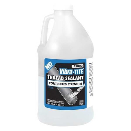 Thread Sealant, White, Liquid, 1 L Bottle MPN:42000