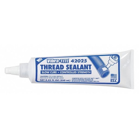 Thread Sealant, White, Liquid, 250 mL Tube MPN:42025