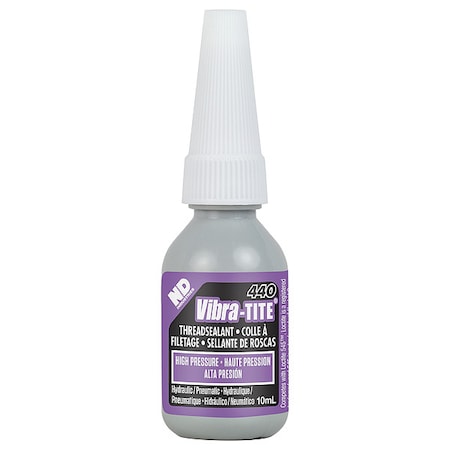 Pipe Thread Sealant, 440, Purple, Liquid, 10 mL Bottle MPN:44010