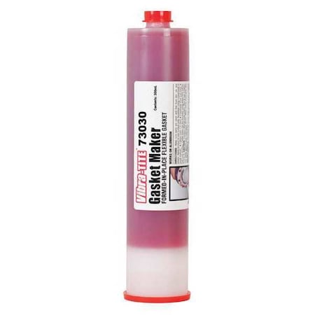 Anaerobic Gasket Sealant, 300 mL, Red, Temp Range -65 to 300 Degrees F MPN:73030