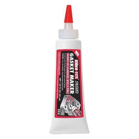 Anaerobic Gasket Sealant, 50 mL, Red, Temp Range -65 to 300 Degrees F MPN:73050