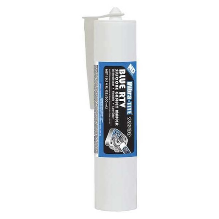 Silicone Gasket Sealant, 300 mL, Blue, Temp Range -65 to 500 Degrees F MPN:99730