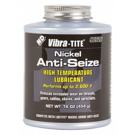 Anti Seize Compound, Jar, 16 oz., Silver MPN:90726