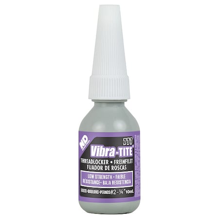 Threadlocker, VIBRA-TITE 111, Purple, Low Strength, Liquid, 10 mL Bottle MPN:11110